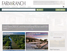 Tablet Screenshot of farmandranch.com